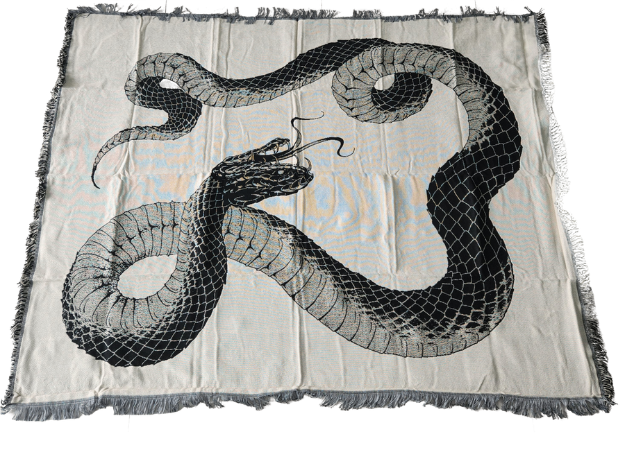 Art Deco Throw- Serpent