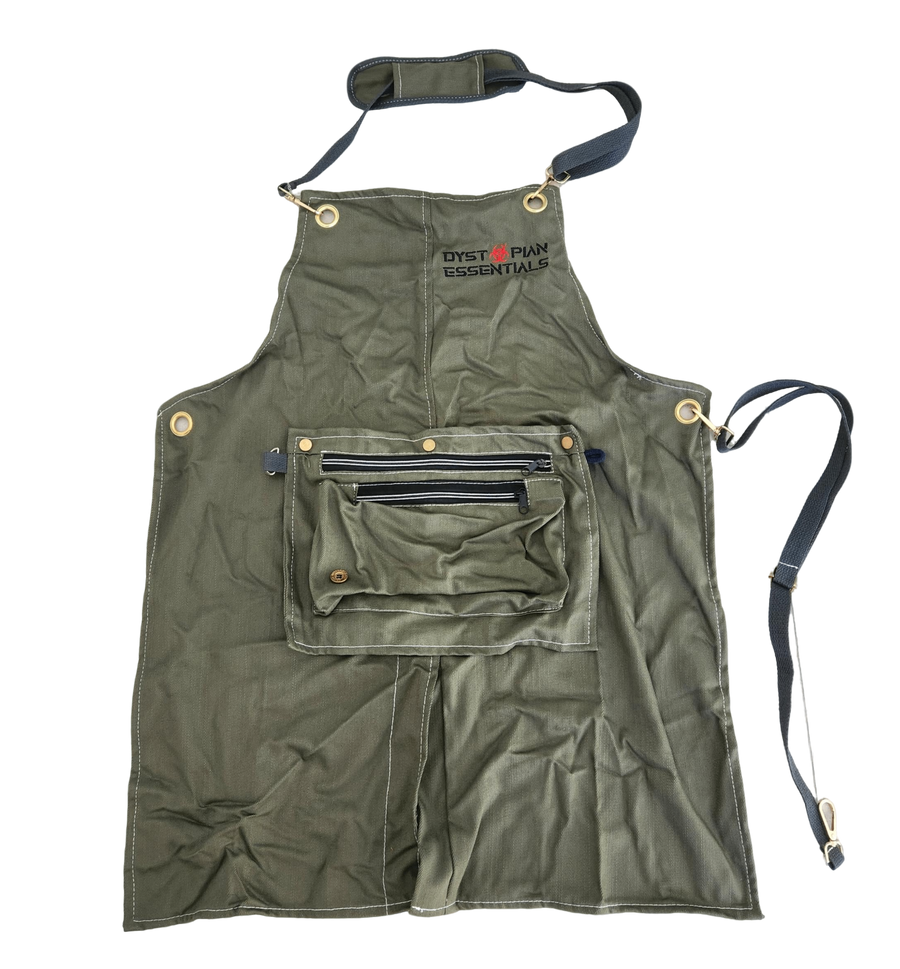 Apron with Detached Pouch- Dystopian Essentials