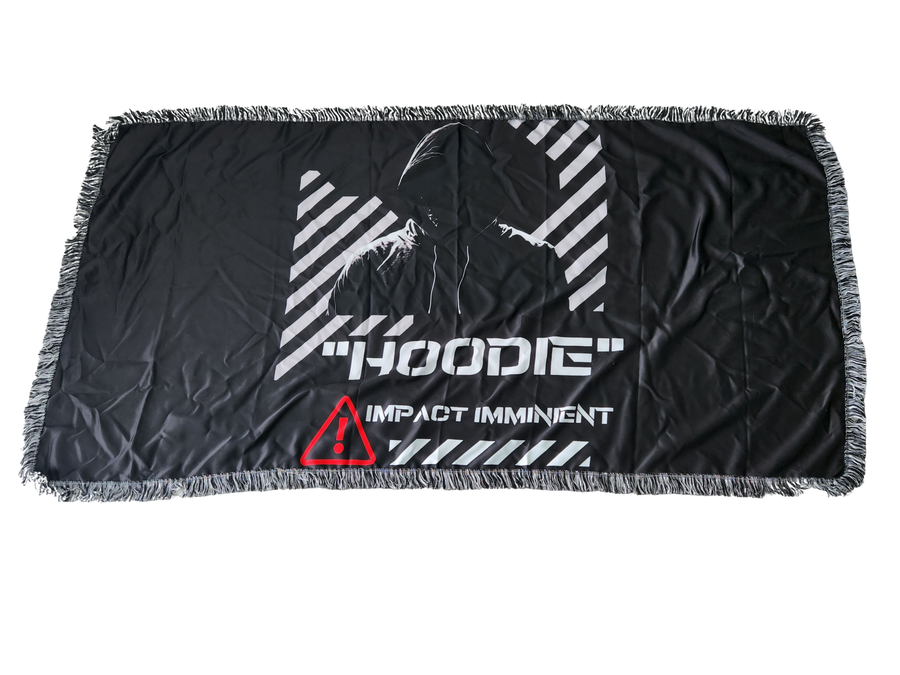 Art Deco Throw- "Hoodie" Impact Imminent !